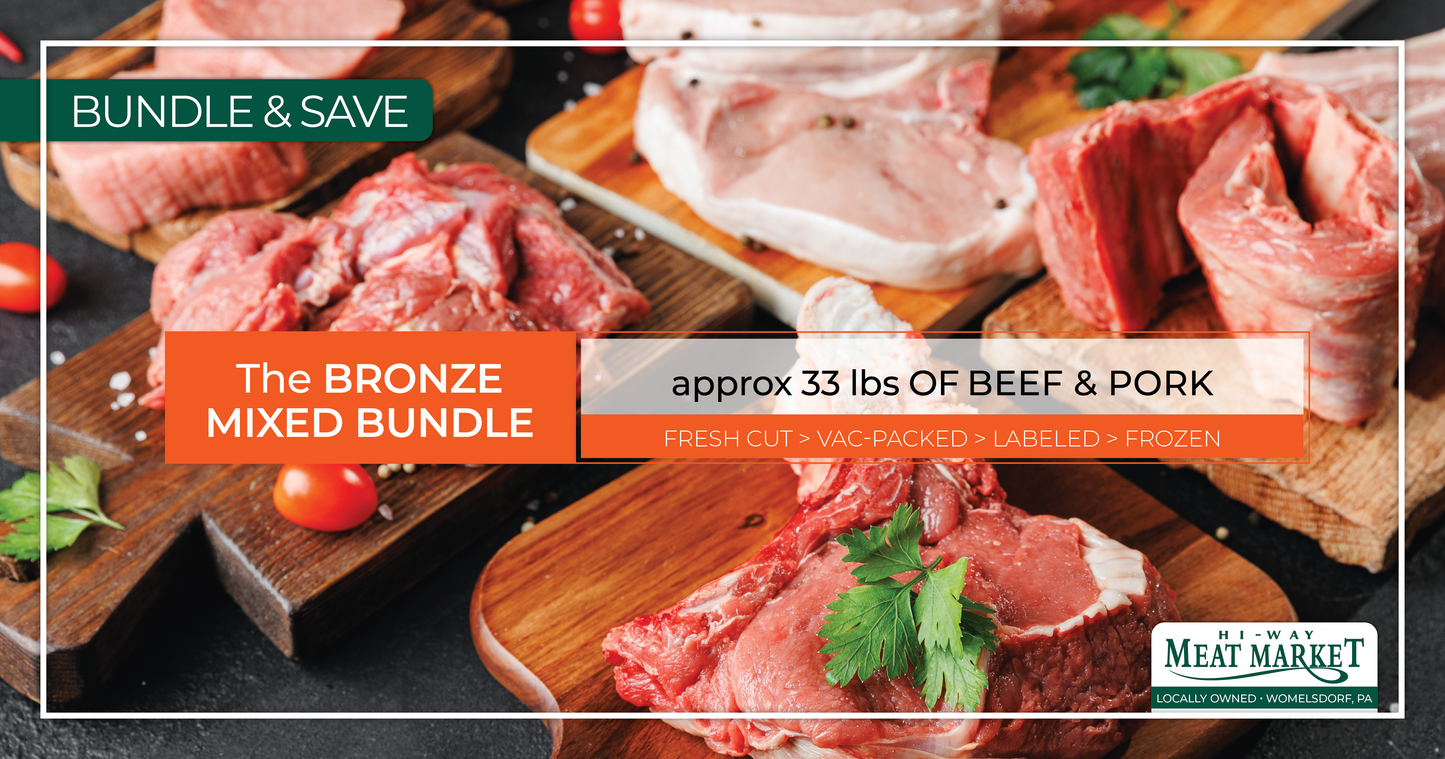 Bronze Mixed Beef & Pork Bundle