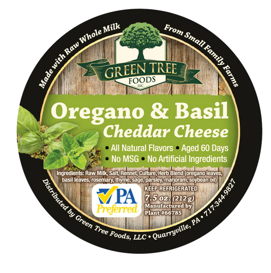 Oregano & Basil Cheddar Cheese